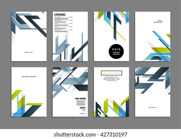Abstract Background. Geometric Shapes and Frames for Presentation, Annual Reports, Flyers, Brochures, Leaflets, Posters, Business Cards and Document Cover Pages Design. A4 Title Sheet Template