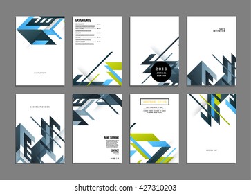Abstract Background. Geometric Shapes and Frames for Presentation, Annual Reports, Flyers, Brochures, Leaflets, Posters, Business Cards and Document Cover Pages Design. A4 Title Sheet Template