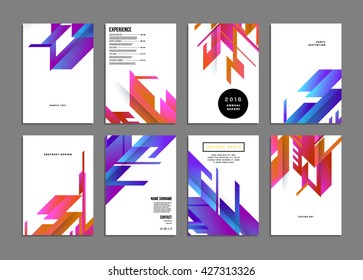 Abstract Background. Geometric Shapes and Frames for Presentation, Annual Reports, Flyers, Brochures, Leaflets, Posters, Business Cards and Document Cover Pages Design. A4 Title Sheet Template