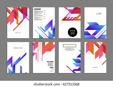 Abstract Background. Geometric Shapes and Frames for Presentation, Annual Reports, Flyers, Brochures, Leaflets, Posters, Business Cards and Document Cover Pages Design. A4 Title Sheet Template