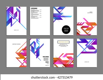 Abstract Background. Geometric Shapes and Frames for Presentation, Annual Reports, Flyers, Brochures, Leaflets, Posters, Business Cards and Document Cover Pages Design. A4 Title Sheet Template