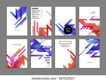 Abstract Background. Geometric Shapes and Frames for Presentation, Annual Reports, Flyers, Brochures, Leaflets, Posters, Business Cards and Document Cover Pages Design. A4 Title Sheet Template