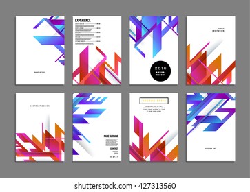 Abstract Background. Geometric Shapes and Frames for Presentation, Annual Reports, Flyers, Brochures, Leaflets, Posters, Business Cards and Document Cover Pages Design. A4 Title Sheet Template
