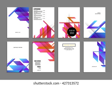 Abstract Background. Geometric Shapes and Frames for Presentation, Annual Reports, Flyers, Brochures, Leaflets, Posters, Business Cards and Document Cover Pages Design. A4 Title Sheet Template