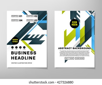 Abstract Background. Geometric Shapes and Frames for Presentation, Annual Reports, Flyers, Brochures, Leaflets, Posters, Business Cards and Document Cover Pages Design. A4 Title Sheet Template.