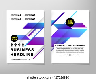 Abstract Background. Geometric Shapes and Frames for Presentation, Annual Reports, Flyers, Brochures, Leaflets, Posters, Business Cards and Document Cover Pages Design. A4 Title Sheet Template.