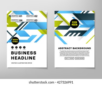 Abstract Background. Geometric Shapes and Frames for Presentation, Annual Reports, Flyers, Brochures, Leaflets, Posters, Business Cards and Document Cover Pages Design. A4 Title Sheet Template.