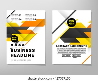 Abstract Background. Geometric Shapes and Frames for Presentation, Annual Reports, Flyers, Brochures, Leaflets, Posters, Business Cards and Document Cover Pages Design. A4 Title Sheet Template.