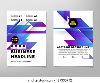 Abstract Background. Geometric Shapes and Frames for Presentation, Annual Reports, Flyers, Brochures, Leaflets, Posters, Business Cards and Document Cover Pages Design. A4 Title Sheet Template