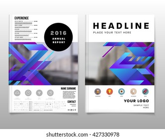 Abstract Background. Geometric Shapes and Frames for Presentation, Annual Reports, Flyers, Brochures, Leaflets, Posters, Business Cards and Document Cover Pages Design. A4 Title Sheet Template