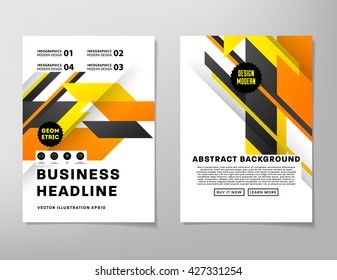 Abstract Background. Geometric Shapes and Frames for Presentation, Annual Reports, Flyers, Brochures, Leaflets, Posters, Business Cards and Document Cover Pages Design. A4 Title Sheet Template