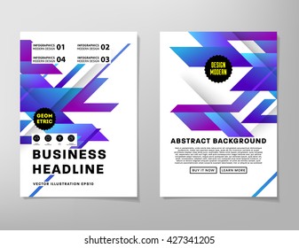 Abstract Background. Geometric Shapes and Frames for Presentation, Annual Reports, Flyers, Brochures, Leaflets, Posters, Business Cards and Document Cover Pages Design. A4 Title Sheet Template