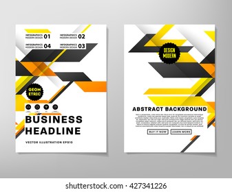 Abstract Background. Geometric Shapes and Frames for Presentation, Annual Reports, Flyers, Brochures, Leaflets, Posters, Business Cards and Document Cover Pages Design. A4 Title Sheet Template