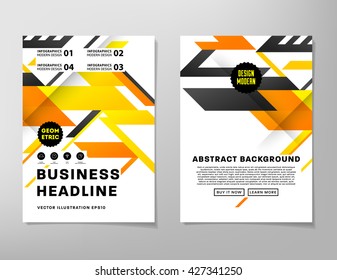 Abstract Background. Geometric Shapes and Frames for Presentation, Annual Reports, Flyers, Brochures, Leaflets, Posters, Business Cards and Document Cover Pages Design. A4 Title Sheet Template