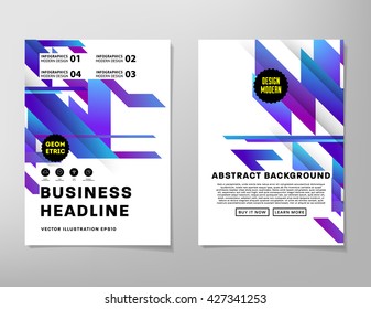 Abstract Background. Geometric Shapes and Frames for Presentation, Annual Reports, Flyers, Brochures, Leaflets, Posters, Business Cards and Document Cover Pages Design. A4 Title Sheet Template
