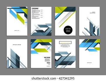 Abstract Background. Geometric Shapes and Frames for Presentation, Annual Reports, Flyers, Brochures, Leaflets, Posters, Business Cards and Document Cover Pages Design. A4 Title Sheet Template