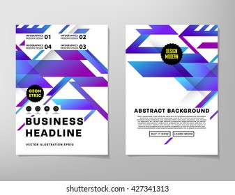 Abstract Background. Geometric Shapes and Frames for Presentation, Annual Reports, Flyers, Brochures, Leaflets, Posters, Business Cards and Document Cover Pages Design. A4 Title Sheet Template