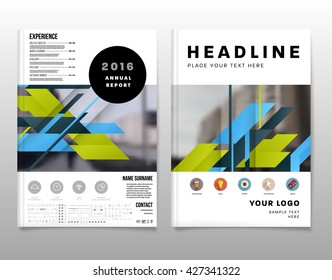 Abstract Background. Geometric Shapes and Frames for Presentation, Annual Reports, Flyers, Brochures, Leaflets, Posters, Business Cards and Document Cover Pages Design. A4 Title Sheet Template