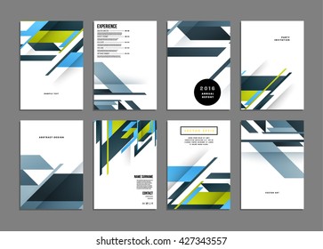 Abstract Background. Geometric Shapes and Frames for Presentation, Annual Reports, Flyers, Brochures, Leaflets, Posters, Business Cards and Document Cover Pages Design. A4 Title Sheet Template