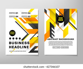 Antecedentes abstractos. Formas geométricas y marcos para presentación, informes anuales, volantes, folletos, folletos, carteles, tarjetas de presentación y diseño de portadas de documentos. Plantilla de hoja de título A4