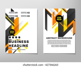 Abstract Background. Geometric Shapes and Frames for Presentation, Annual Reports, Flyers, Brochures, Leaflets, Posters, Business Cards and Document Cover Pages Design. A4 Title Sheet Template