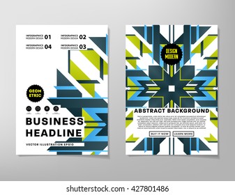 Abstract Background. Geometric Shapes and Frames for Presentation, Annual Reports, Flyers, Brochures, Leaflets, Posters, Business Cards and Document Cover Pages Design. A4 Title Sheet Template