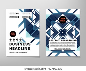 Abstract Background. Geometric Shapes and Frames for Presentation, Annual Reports, Flyers, Brochures, Leaflets, Posters, Business Cards and Document Cover Pages Design. A4 Title Sheet Template