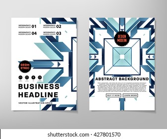 Abstract Background. Geometric Shapes and Frames for Presentation, Annual Reports, Flyers, Brochures, Leaflets, Posters, Business Cards and Document Cover Pages Design. A4 Title Sheet Template