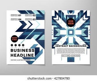 Abstract Background. Geometric Shapes and Frames for Presentation, Annual Reports, Flyers, Brochures, Leaflets, Posters, Business Cards and Document Cover Pages Abstract Design. A4 Title Template