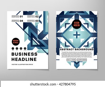 Abstract Background. Geometric Shapes and Frames for Presentation, Annual Reports, Flyers, Brochures, Leaflets, Posters, Business Cards and Document Cover Pages Abstract Design. A4 Title Template