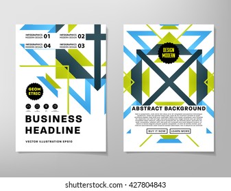 Abstract Background. Geometric Shapes and Frames for Presentation, Annual Reports, Flyers, Brochures, Leaflets, Posters, Business Cards and Document Cover Pages Abstract Design. A4 Title Template