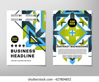 Abstract Background. Geometric Shapes and Frames for Presentation, Annual Reports, Flyers, Brochures, Leaflets, Posters, Business Cards and Document Cover Pages Abstract Design. A4 Title Template