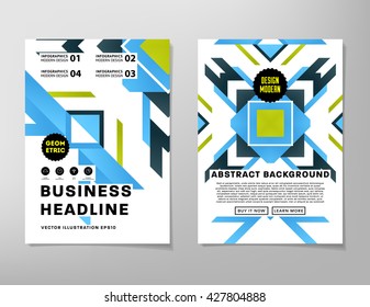 Abstract Background. Geometric Shapes and Frames for Presentation, Annual Reports, Flyers, Brochures, Leaflets, Posters, Business Cards and Document Cover Pages Abstract Design. A4 Title Template