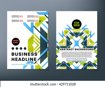 Abstract Background. Geometric Shapes and Frames for Presentation, Annual Reports, Flyers, Brochures, Leaflets, Posters, Business Cards and Document Cover Pages Design. A4 Title Sheet Template.