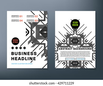 Abstract Background. Geometric Shapes and Frames for Presentation, Annual Reports, Flyers, Brochures, Leaflets, Posters, Business Cards and Document Cover Pages Design. A4 Title Sheet Template.