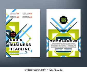 Abstract Background. Geometric Shapes and Frames for Presentation, Annual Reports, Flyers, Brochures, Leaflets, Posters, Business Cards and Document Cover Pages Design. A4 Title Sheet Template.