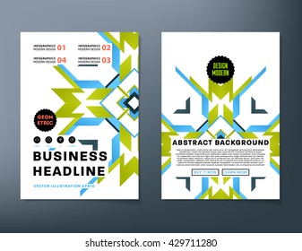 Abstract Background. Geometric Shapes and Frames for Presentation, Annual Reports, Flyers, Brochures, Leaflets, Posters, Business Cards and Document Cover Pages Design. A4 Title Sheet Template.