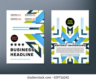 Abstract Background. Geometric Shapes and Frames for Presentation, Annual Reports, Flyers, Brochures, Leaflets, Posters, Business Cards and Document Cover Pages Design. A4 Title Sheet Template