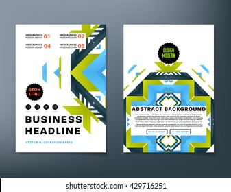 Abstract Background. Geometric Shapes and Frames for Presentation, Annual Reports, Flyers, Brochures, Leaflets, Posters, Business Cards and Document Cover Pages Design. A4 Title Sheet Template