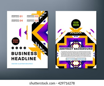 Abstract Background. Geometric Shapes and Frames for Presentation, Annual Reports, Flyers, Brochures, Leaflets, Posters, Business Cards and Document Cover Pages Design. A4 Title Sheet Template