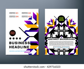 Abstract Background. Geometric Shapes and Frames for Presentation, Annual Reports, Flyers, Brochures, Leaflets, Posters, Business Cards and Document Cover Pages Design. A4 Title Sheet Template