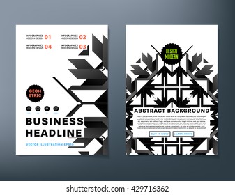 Abstract Background. Geometric Shapes and Frames for Presentation, Annual Reports, Flyers, Brochures, Leaflets, Posters, Business Cards and Document Cover Pages Design. A4 Title Sheet Template