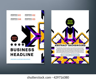 Antecedentes abstractos. Formas geométricas y marcos para presentación, informes anuales, volantes, folletos, folletos, carteles, tarjetas de presentación y diseño de portadas de documentos. Plantilla de hoja de título A4