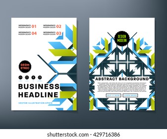 Abstract Background. Geometric Shapes and Frames for Presentation, Annual Reports, Flyers, Brochures, Leaflets, Posters, Business Cards and Document Cover Pages Design. A4 Title Sheet Template