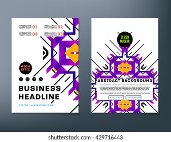 Abstract Background. Geometric Shapes and Frames for Presentation, Annual Reports, Flyers, Brochures, Leaflets, Posters, Business Cards and Document Cover Pages Design. A4 Title Sheet Template