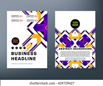 Abstract Background. Geometric Shapes and Frames for Presentation, Annual Reports, Flyers, Brochures, Leaflets, Posters, Business Cards and Document Cover Pages Design. A4 Title Sheet Template