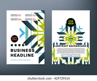 Abstract Background. Geometric Shapes and Frames for Presentation, Annual Reports, Flyers, Brochures, Leaflets, Posters, Business Cards and Document Cover Pages Design. A4 Title Sheet Template