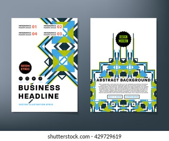 Abstract Background. Geometric Shapes and Frames for Presentation, Annual Reports, Flyers, Brochures, Leaflets, Posters, Business Cards and Document Cover Pages Design. A4 Title Sheet Template