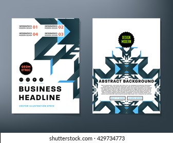 Abstract Background. Geometric Shapes and Frames for Presentation, Annual Reports, Flyers, Brochures, Leaflets, Posters, Business Cards and Document Cover Pages Design. A4 Title Sheet Template.