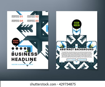 Abstract Background. Geometric Shapes and Frames for Presentation, Annual Reports, Flyers, Brochures, Leaflets, Posters, Business Cards and Document Cover Pages Design. A4 Title Sheet Template.